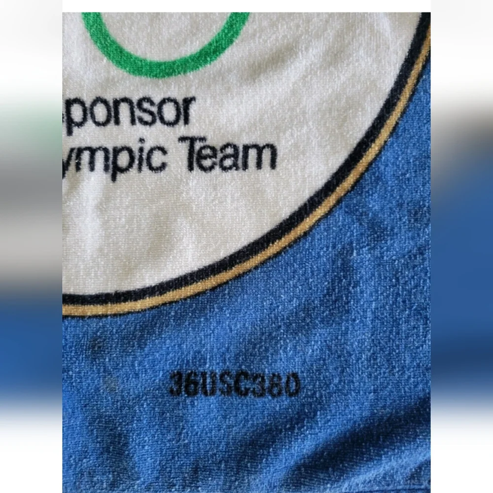 Vintage Ray Ban Sunglasses 1992 Team USA Olympics Beach Towel Bausch And Lomb